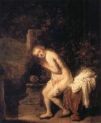 REMBRANDT Harmenszoon van Rijn Susanna Bathing oil painting